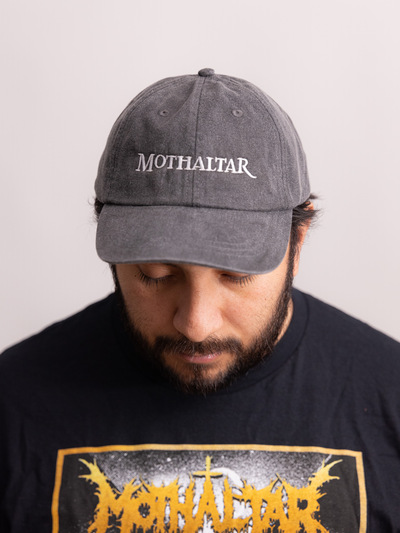 Black Pigmented "Mothaltar" Embroidered Hat