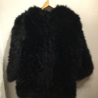 Madame Nicole (Matsuda) ostrich feather coat - Thumbnail 4