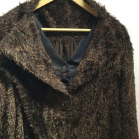 Issey Miyake fur coat vest attached inside - Thumbnail 1