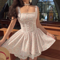 Drawstring waist elasticated princess dress - Thumbnail 5