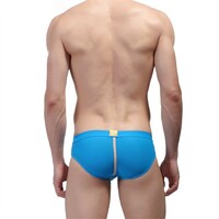 6PK Multi colors Wangjjiang Men's sexy underwear pouch separator briefs physiological underpants 4007SJ - Thumbnail 5