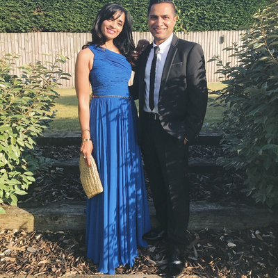 Elegant mother of the bride/groom dress blue sleeveless evening formal prom dress