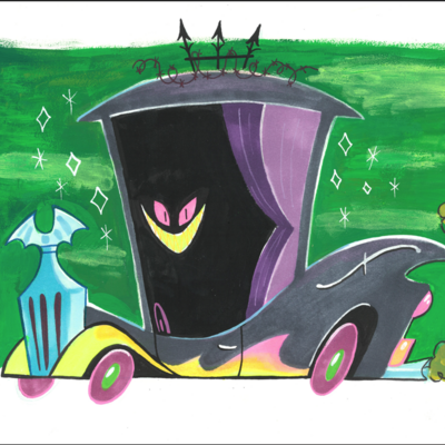 Haunted hotrod