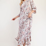Ivory Paisley Print Plus Modest Maxi Dress by Celeste-2