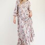 Ivory Paisley Print Plus Modest Maxi Dress by Celeste-4