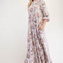 Ivory Paisley Print Plus Modest Maxi Dress by Celeste-7
