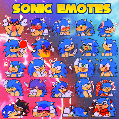 Sonic emotes