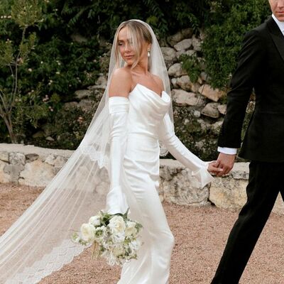 Elegant sheath beach boho wedding dress bridal gowns