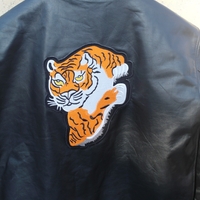 Crafted Leather Eye Of The Tiger Jacket Motorcycle - Thumbnail 1
