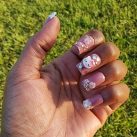 HELLO KITTY LOVE 😻 💕 NON-TOXIC NAIL POLISH PRESS-ONS By Nubian Collection Artwear 👑 - Thumbnail 10