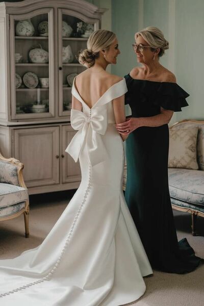 Elegant Mother of the Bride/Groom Dress Sheath Green Beading Evening Formal Prom Dress