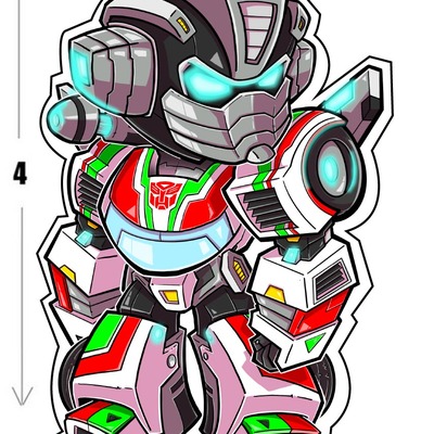 Wheeljack sticker (new)