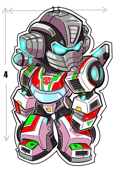 Wheeljack sticker (new)