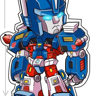 Ultra magnus sticker (new)