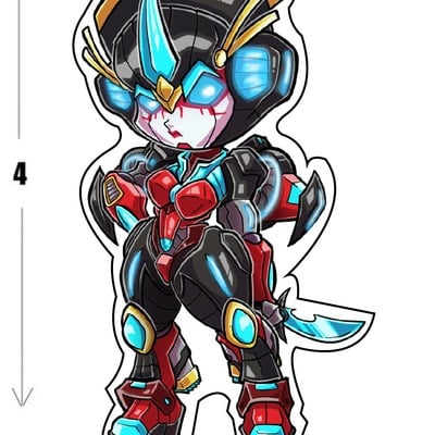 Windblade sticker (new)