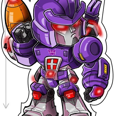 Galvatron sticker (new)