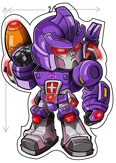 Galvatron sticker (new)