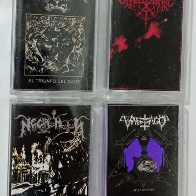 Vu lva cult, cinereous rain, necromoon , vastago tapes  - Thumbnail 1