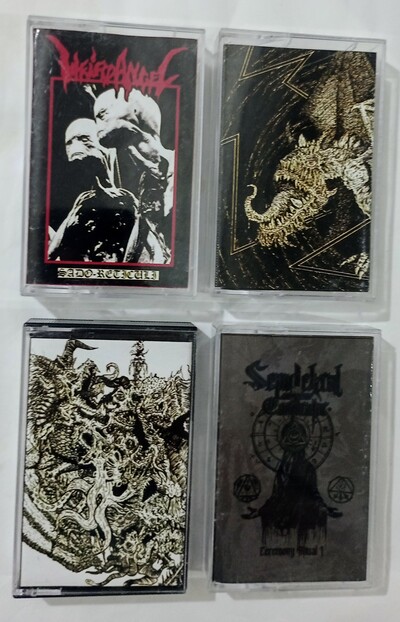 WEIRD ANGEL, OPOSITOR, SEPULCHRAL  CONJURATOR Tapes 