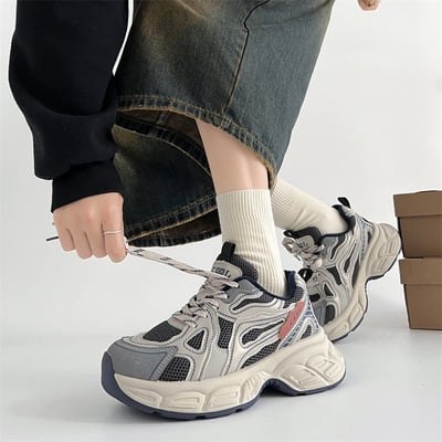 Fashion platform clunky sport shoes