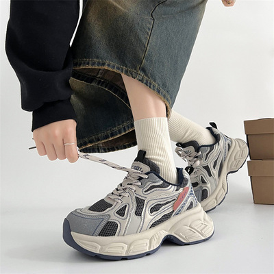 Fashion Platform Clunky Sport Shoes