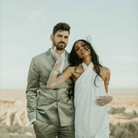 Sexy Short Wedding Dress, Halter Short Wedding Gown Bridal Dress - Thumbnail 2