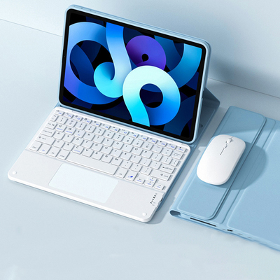 Cool leather new ipad air pro case and cover with keyboard ip504 - Thumbnail 3