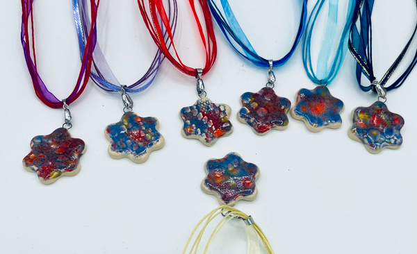 Blue/Purple Pendant Necklace