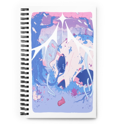 Subtle trans notebook