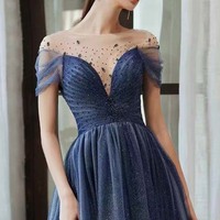New Fashion Banquet Performance Evening Party Dress - Thumbnail 6