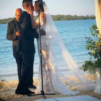 Sexy Mermaid Lace Wedding Dress, Off Shoulder Lace Wedding Gown Bridal Dress - Thumbnail 1