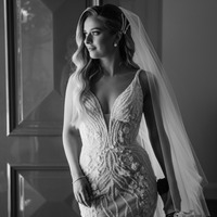 Sexy Mermaid Wedding Dress, Luxury Beads Wedding Gown Bridal Dress - Thumbnail 1