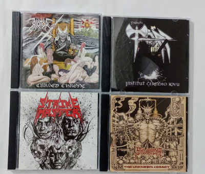 RIOTOR, TRIBUTE TO TORR, STRIKE MÁSTER , SCHIZOPHRENIA Cds