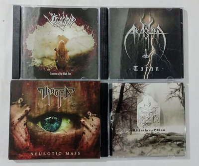 WITCHBLOOD, AKASHA, TRAUMA, ALLFATHERS ODIN  Cds