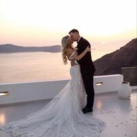 Sexy Mermaid Wedding Dress, Off the Shoulder Appliques Wedding Gown Bridal Dress - Thumbnail 1