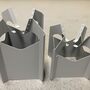 Fins (Box Type) Steel. Assembly  fits: M47 100 lb Chem bomb - Thumbnail 3