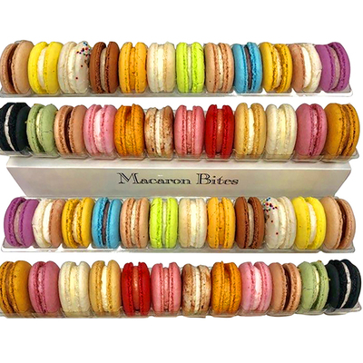 French macarons - macaron bites assorted macarons, 48 count