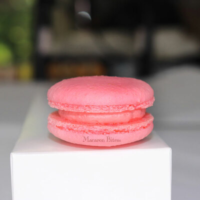 Macaron Bites Strawberry and Vanilla Macarons, 24 Count - Thumbnail 1