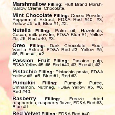 French Macarons - Macaron Bites Blueberry and Strawberry Macarons, 24 Count - Thumbnail 9