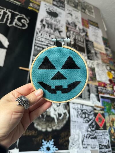 4" Blue Pumpkin Hoop