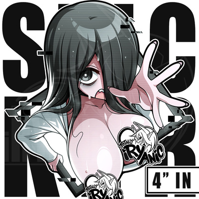 4" Vinyl Stickers: Sadako