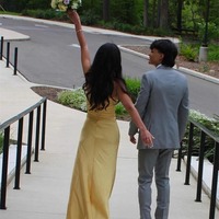 Sheath Sweetheart Keyhole Mint Satin Prom Dress,PD231002 - Thumbnail 2