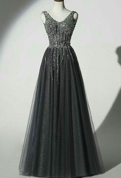Elegant Mother of the Bride/Groom Dress A Line Beading Evening Formal Prom Dress