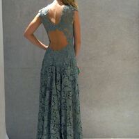 Elegant Mother of the Bride/Groom Dress Lace Evening Formal Prom Dress - Thumbnail 4