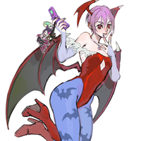 Lilith Aensland transparent sticker - Thumbnail 1