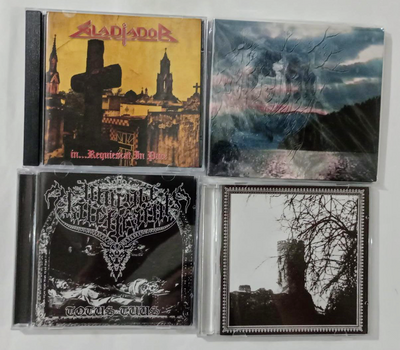 GLADIADOR , INTERITUS, LITURGIA MALEFICARUM, MOONS VENERIS ROMAN MONASTERY  Cds