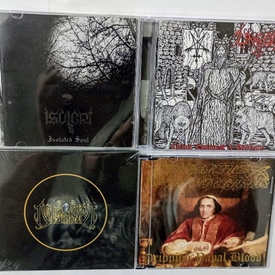 Isoler, ungod, deaths cold wind, departure chandelier cds - Thumbnail 5