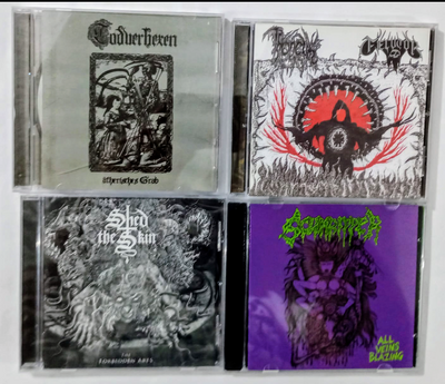 TODVERHEXEN, THRONEUM-EJECUTOR, SHED THE SKIN , SCUMRIPPER  Cds