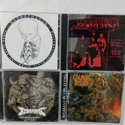 Haemophagus, mourner, coffins, church of disgust  cds - Thumbnail 2