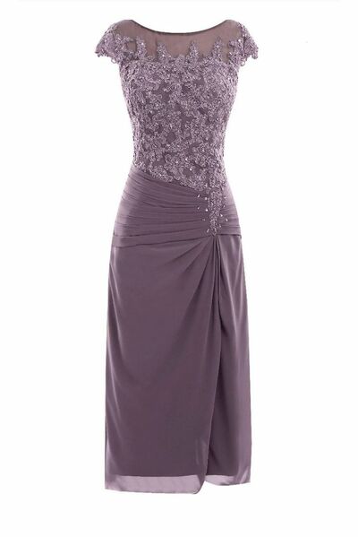 Elegant Mother of the Bride/Groom Dress Sheath Lace Evening Formal Prom Dress